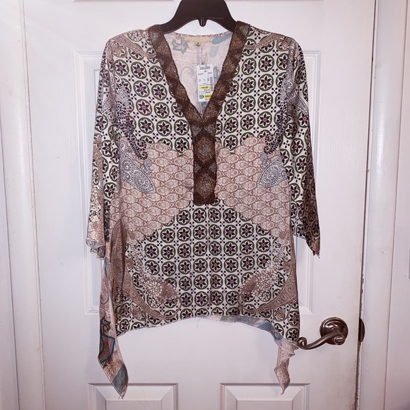 ALL TOPS 3/$20 •  Beaded Blouse - Picture 1 of 3